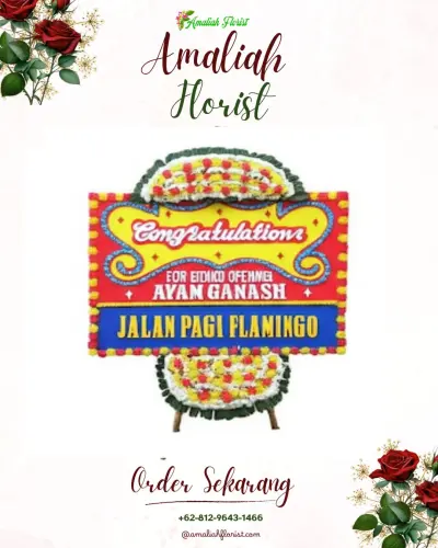 Bunga Papan Congratulation di Debongwetan